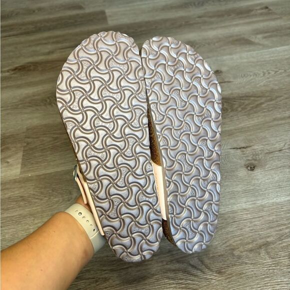 Birkenstock Gizeh Vegan Birko-Flor Birkibuc in Light Rose Pink - Picture 12 of 14